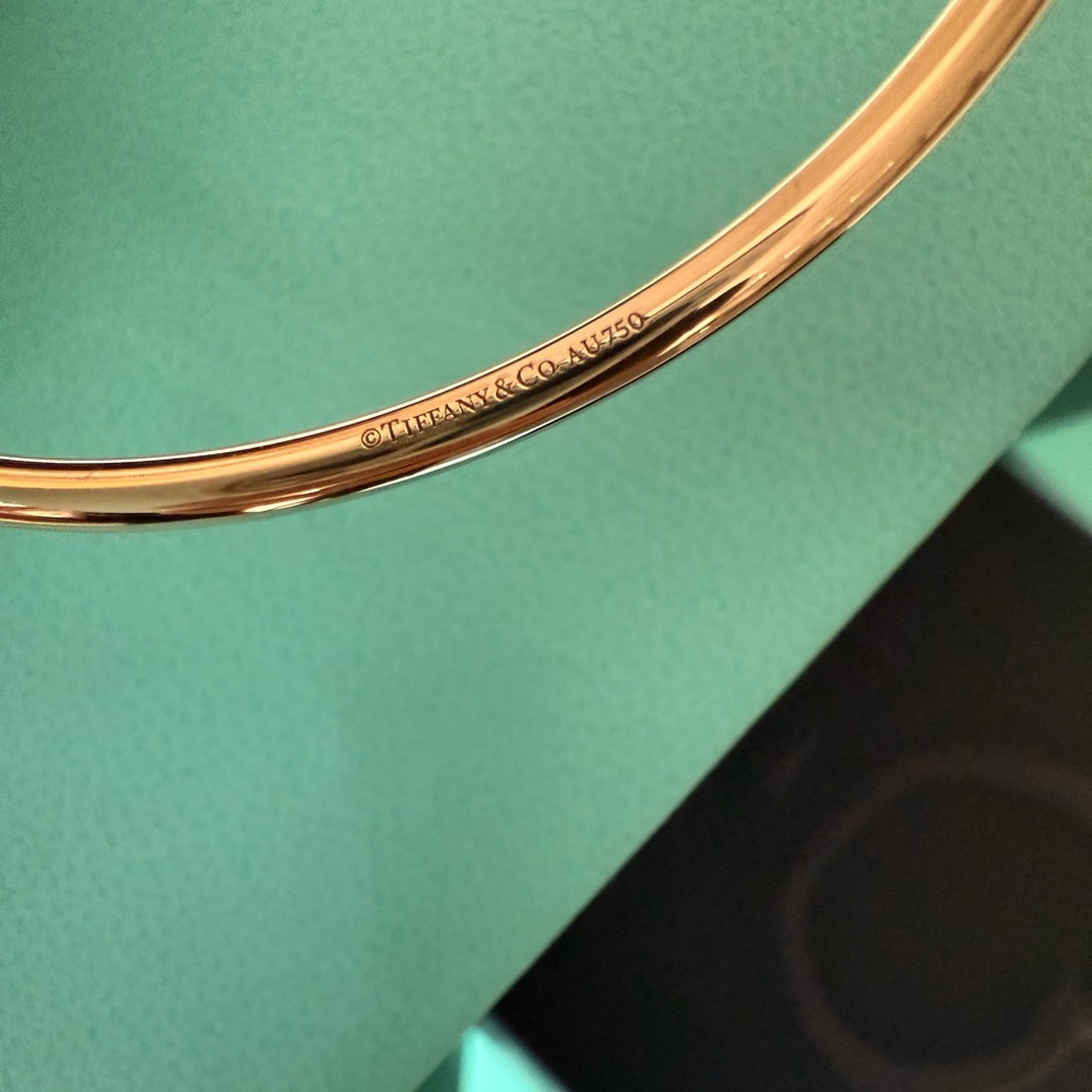 Tiffany & Co 18k Rose Gold Hardwear Moonstone Cuff Bracelet - Picture 4 of 7